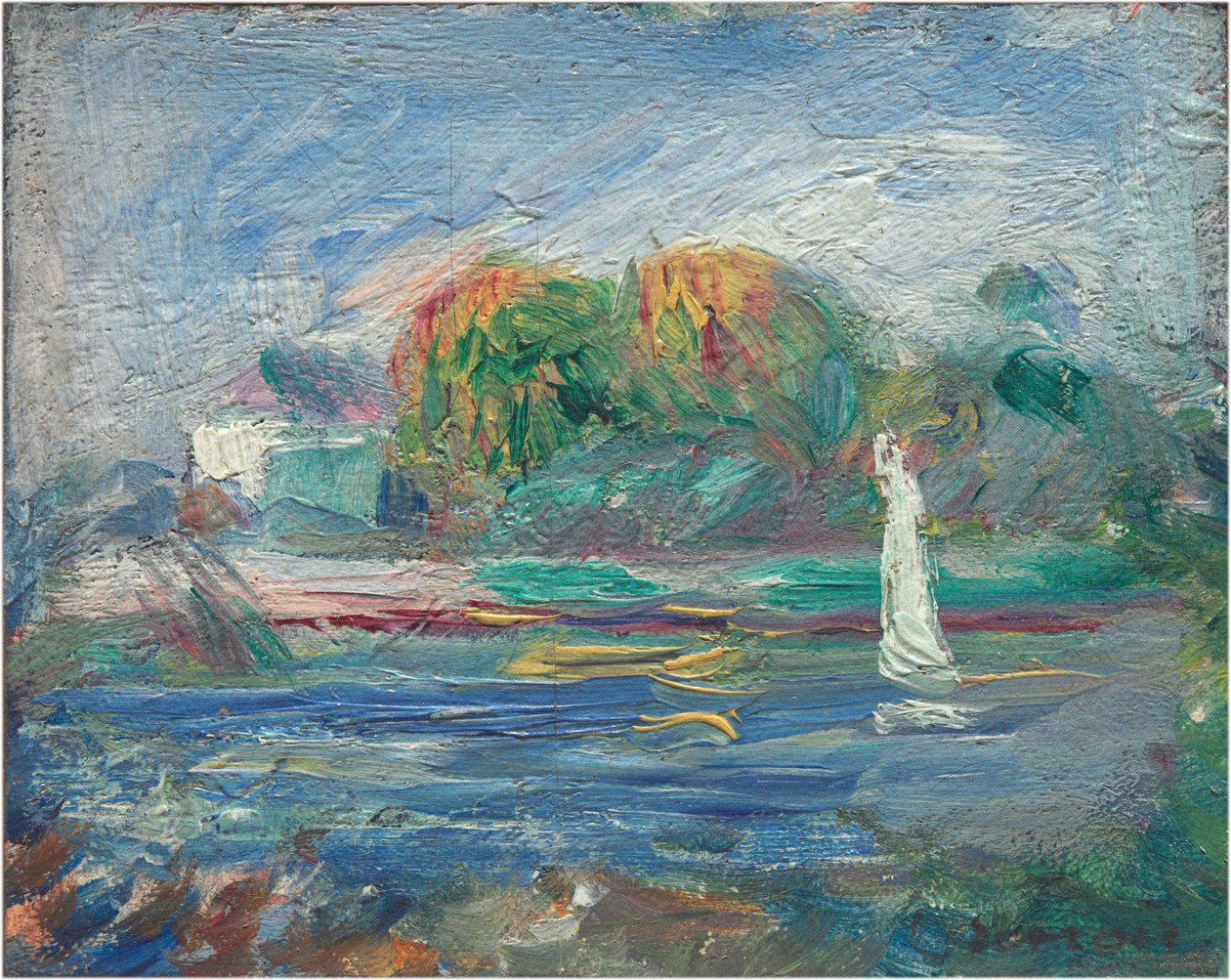 Der blaue Fluss von Auguste Renoir