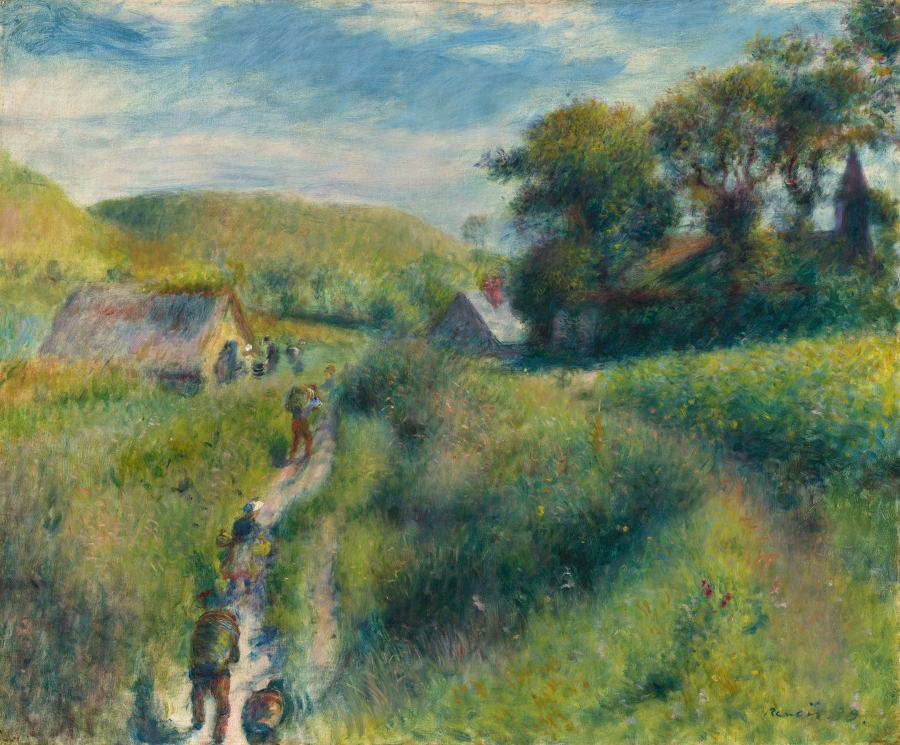 Die Muschelernte von Auguste Renoir