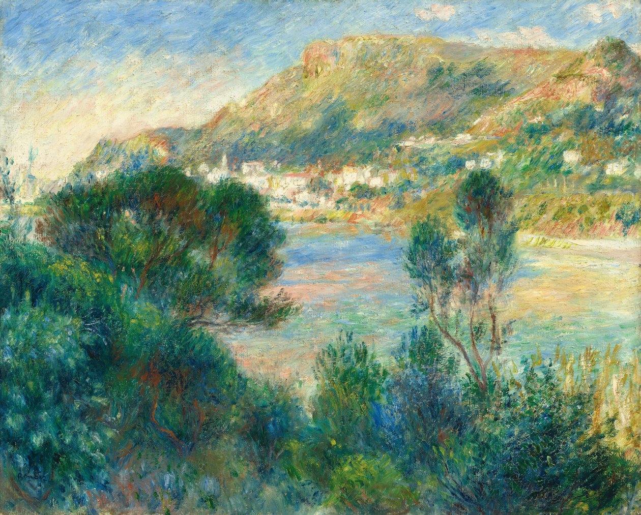Ansicht von Monte Carlo vom Cap Martin von Auguste Renoir