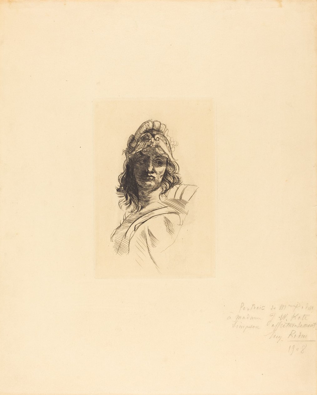 Büste der Bellone, 1883 von Auguste Rodin