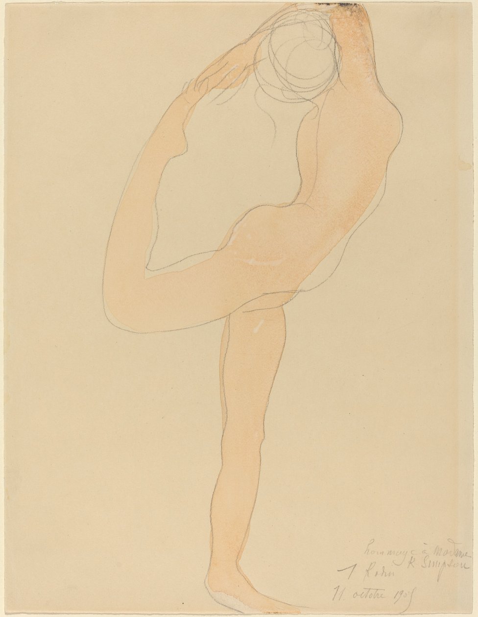 Tanzende Figur von Auguste Rodin