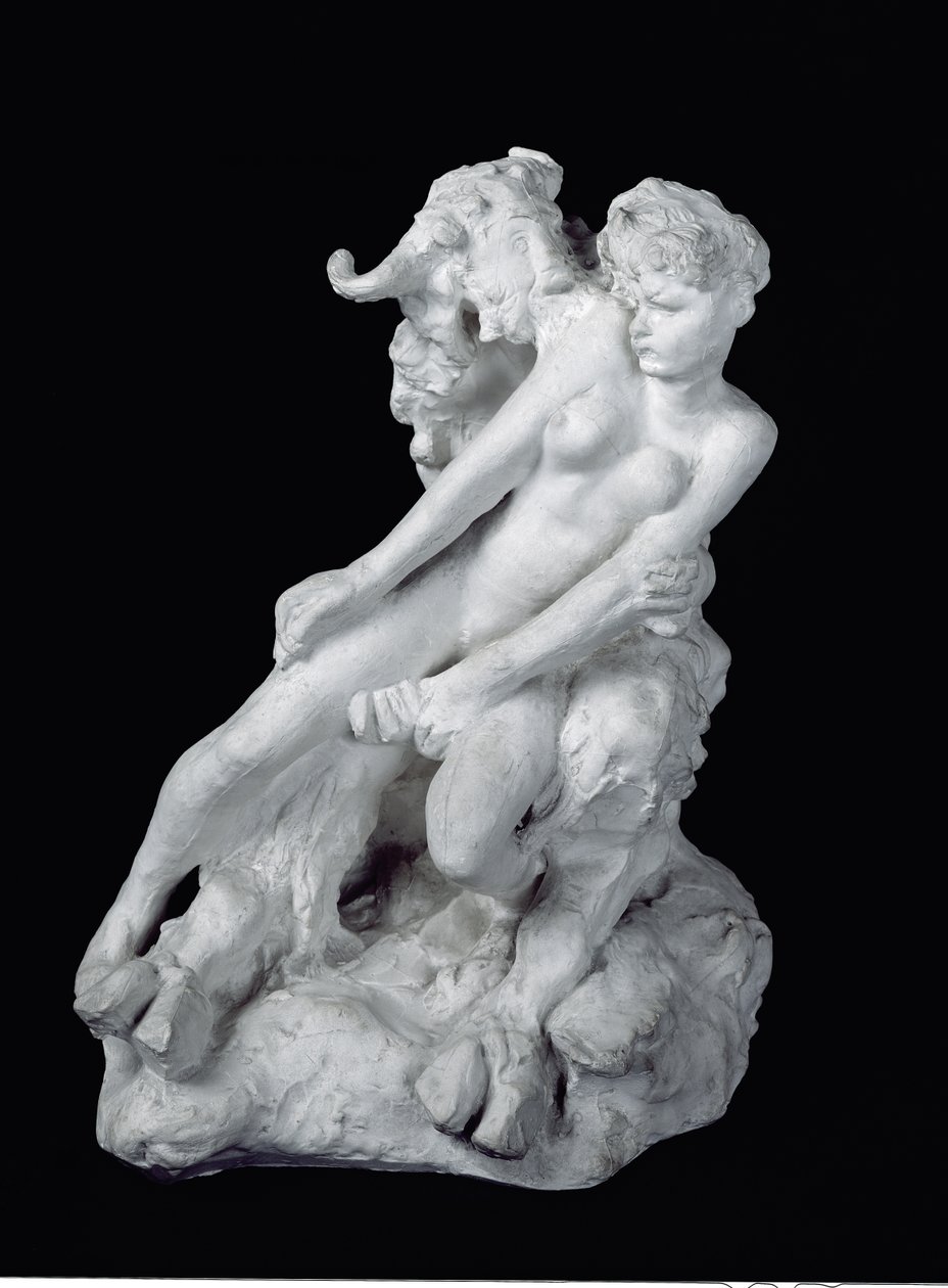 Faun und Nymphe, ca. 1886 von Auguste Rodin