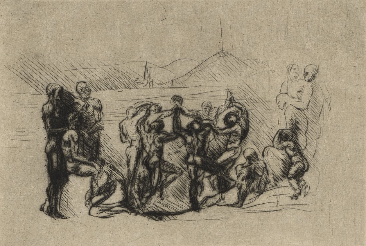 La Ronde, ca. 1883 von Auguste Rodin