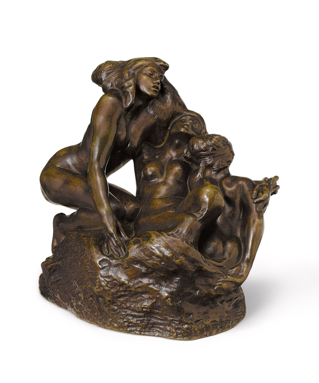 Nereiden oder Drei Sirenen, 1887; 1899 von Auguste Rodin