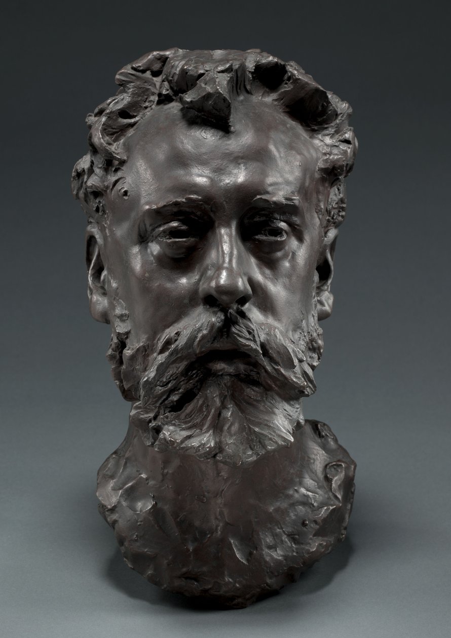 Porträt von William E. Henley, 1882 von Auguste Rodin