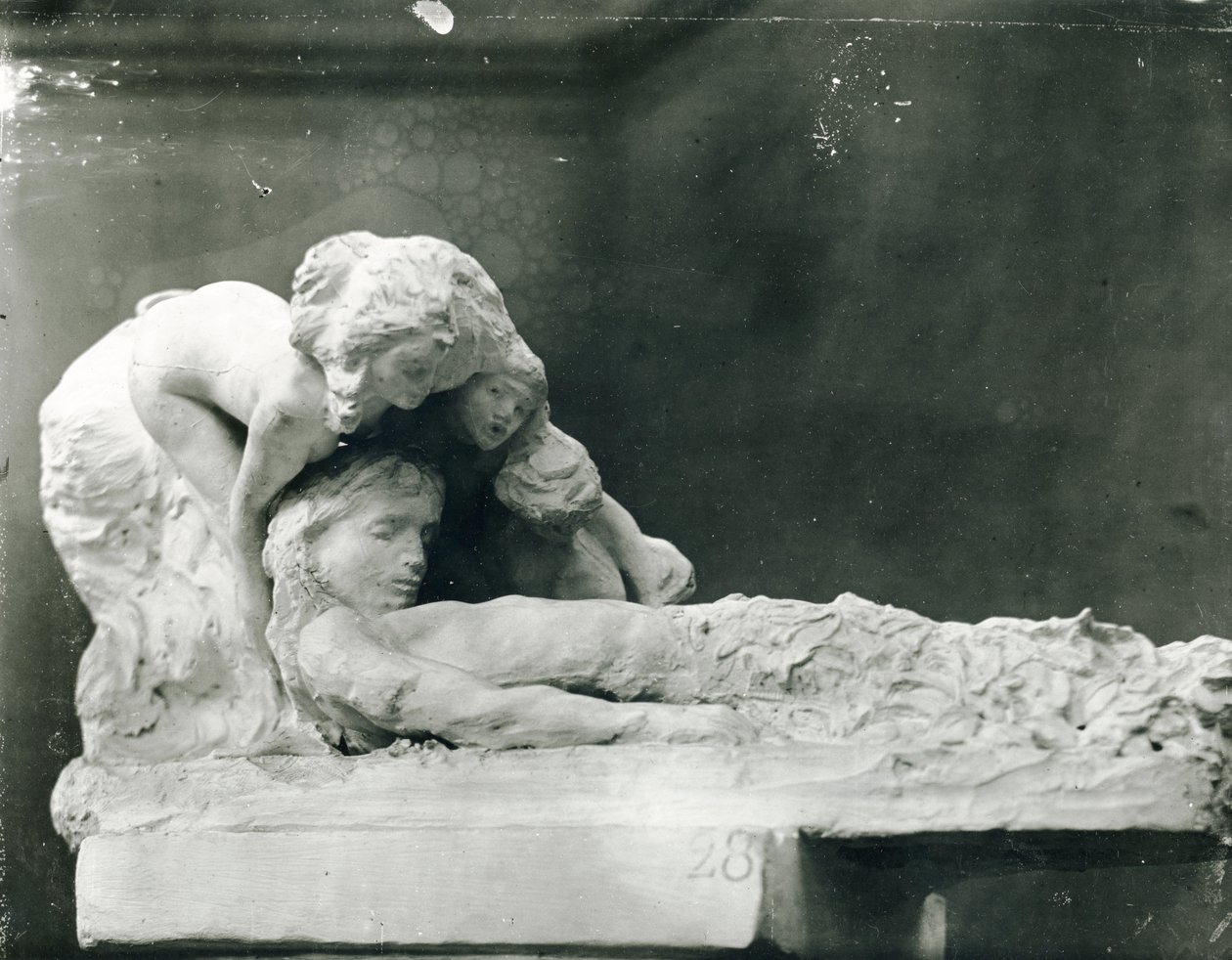Auferstehung des Dichters (Gips) von Auguste Rodin