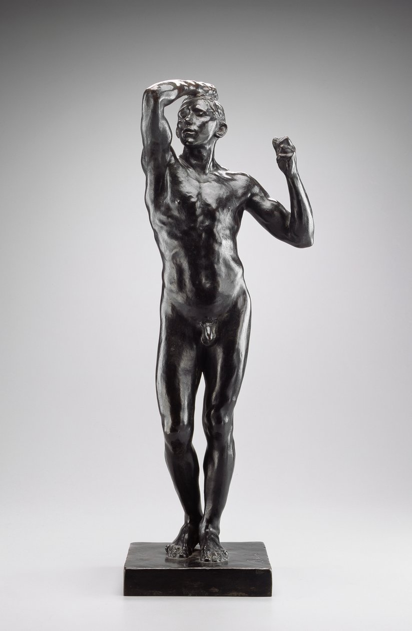 Das Zeitalter der Bronze, nach 1877 (Bronze) von Auguste Rodin