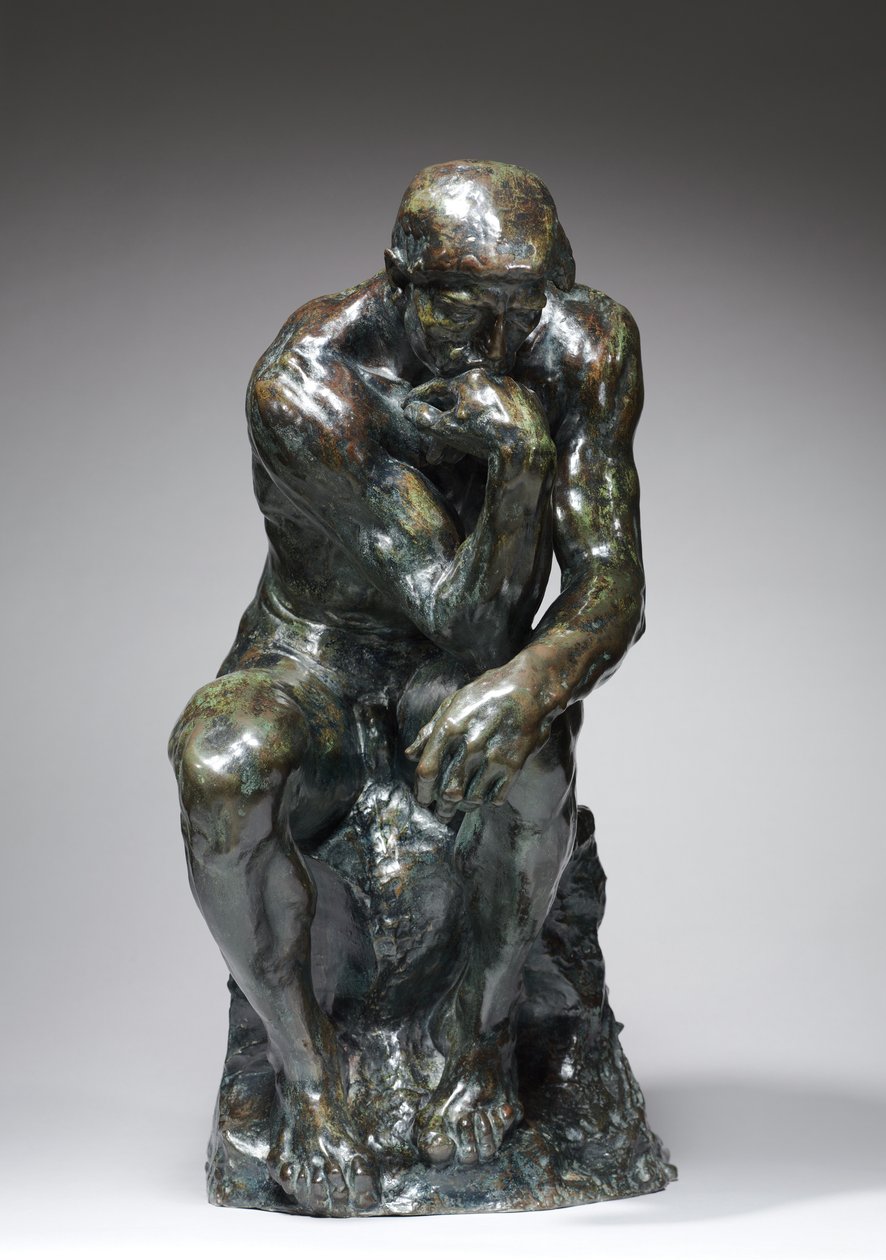 Der Denker, ca. 1880 von Auguste Rodin