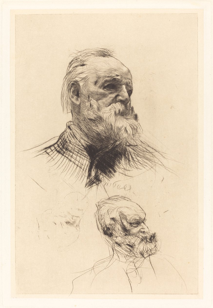 Victor Hugo, Dreiviertelansicht von Auguste Rodin