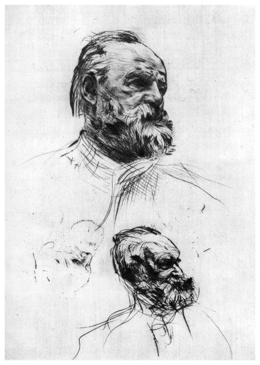 Victor Hugo, ca. 1860-1910 von Auguste Rodin