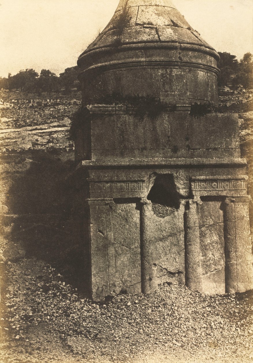 Absaloms Grab, Kidrontal, Jerusalem von Auguste Salzmann