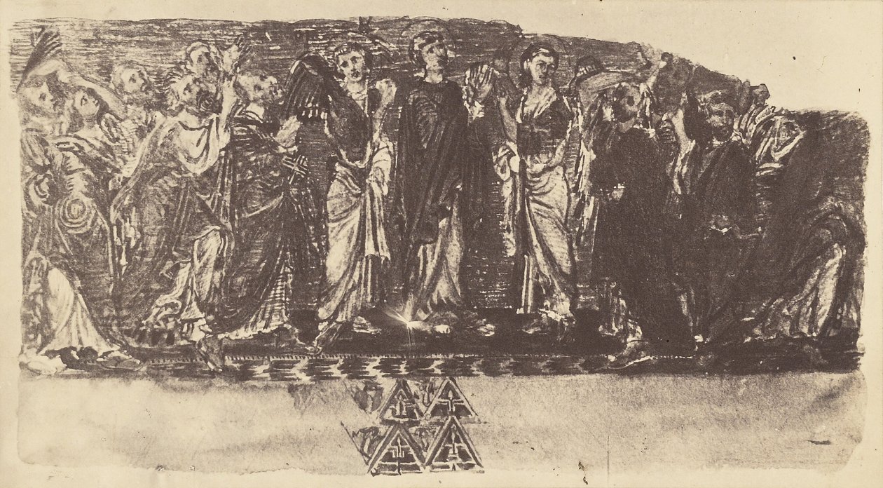 Beit-Lehem. Mosaik der Kirche von Auguste Salzmann