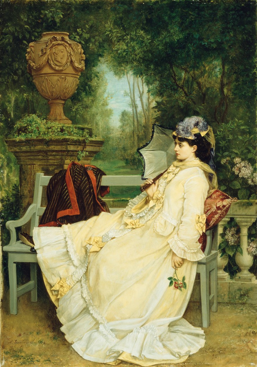 Im Garten, 1872 von Auguste Toulmouche