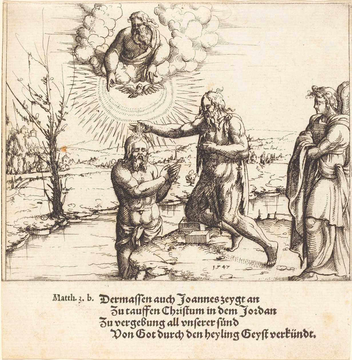 Die Taufe Christi von Augustin Hirschvogel