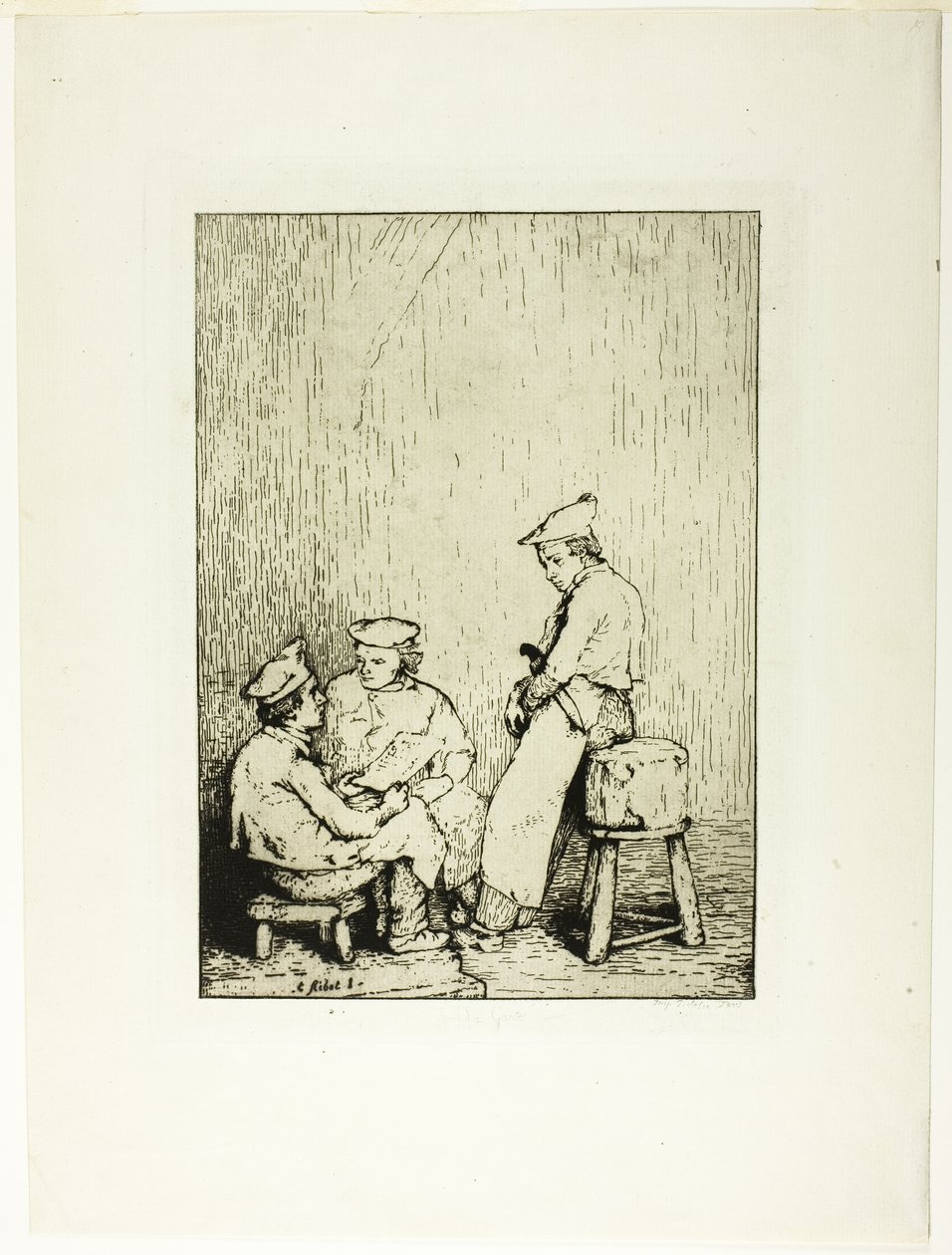 Das Menü von Augustin Théodule Ribot