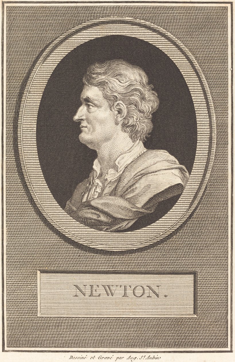 Isaac Newton von Augustin de Saint Aubin