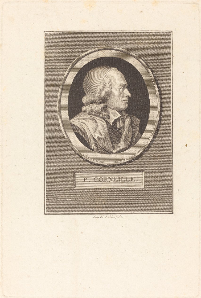 Pierre Corneille von Augustin de Saint Aubin