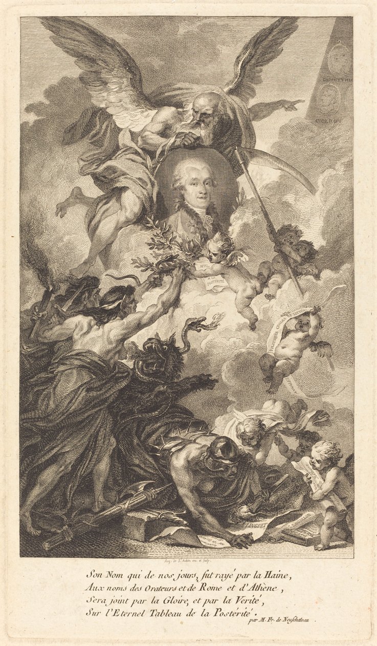 Simon-Nicolas-Henri Linguet von Augustin de Saint Aubin