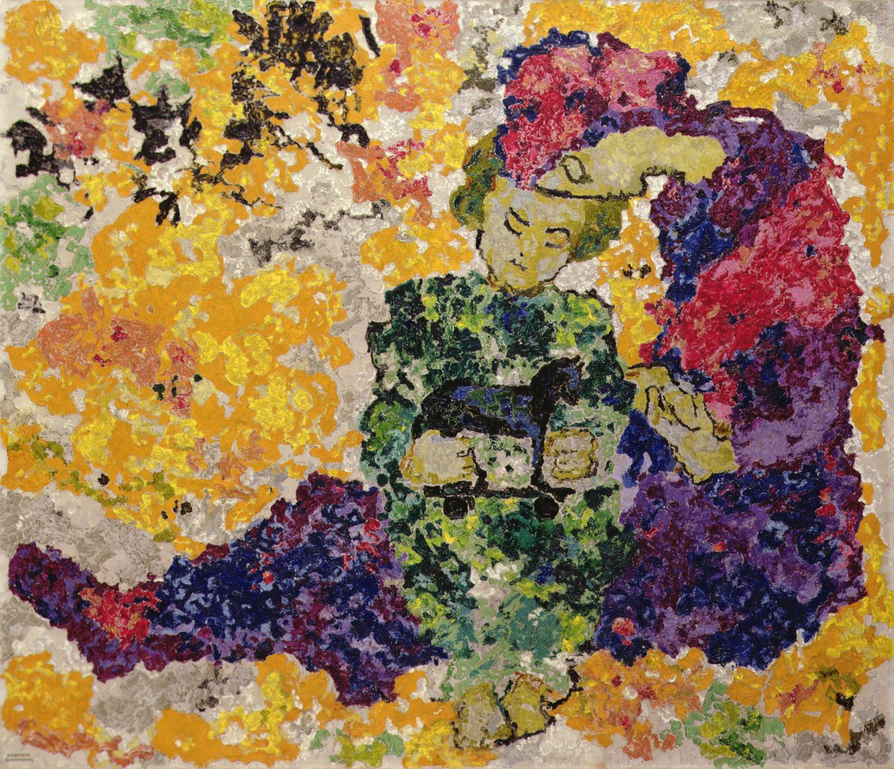 Maria mit dem Jesuskind von Augusto Giacometti
