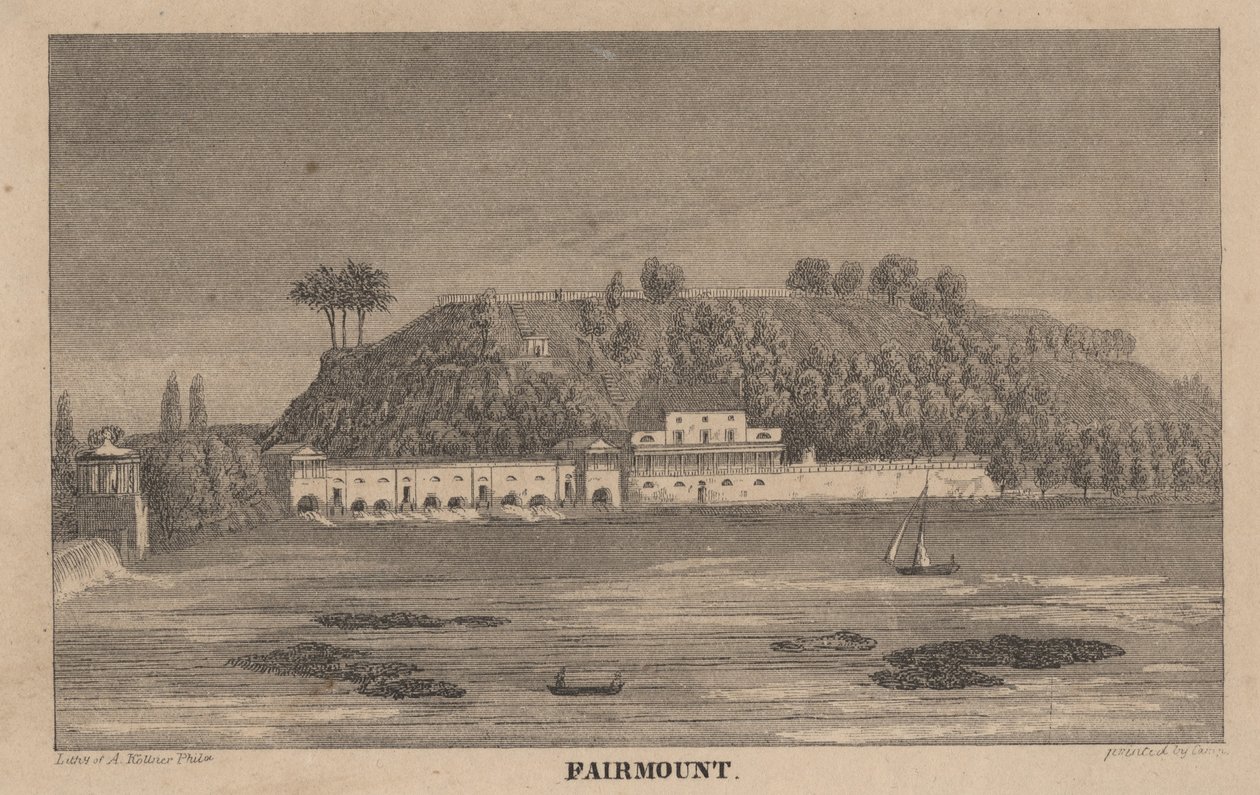 Fairmount, ca. 1848 von Augustus Kollner