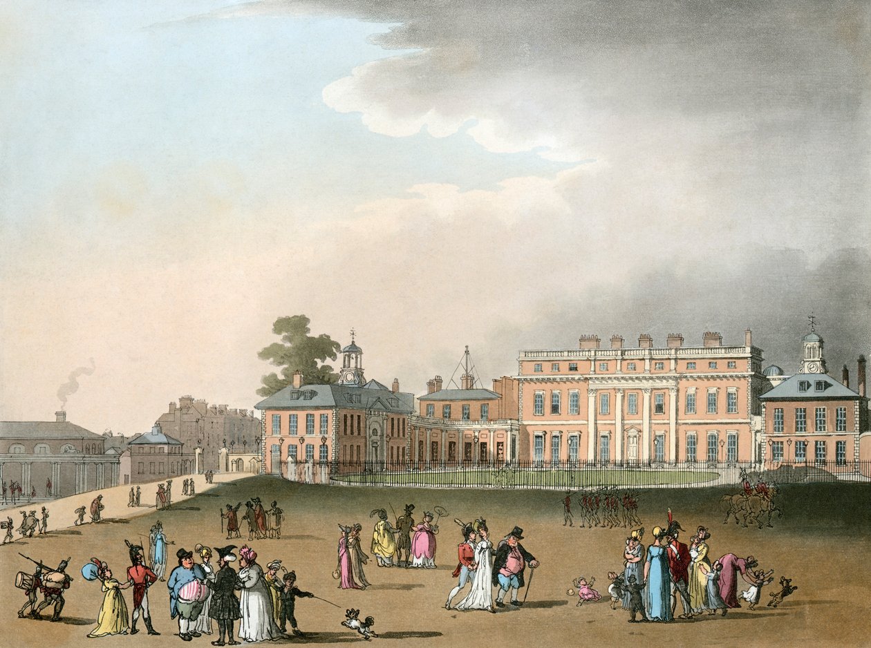 Buckingham Palace, London, 1809 von Augustus Charles Pugin