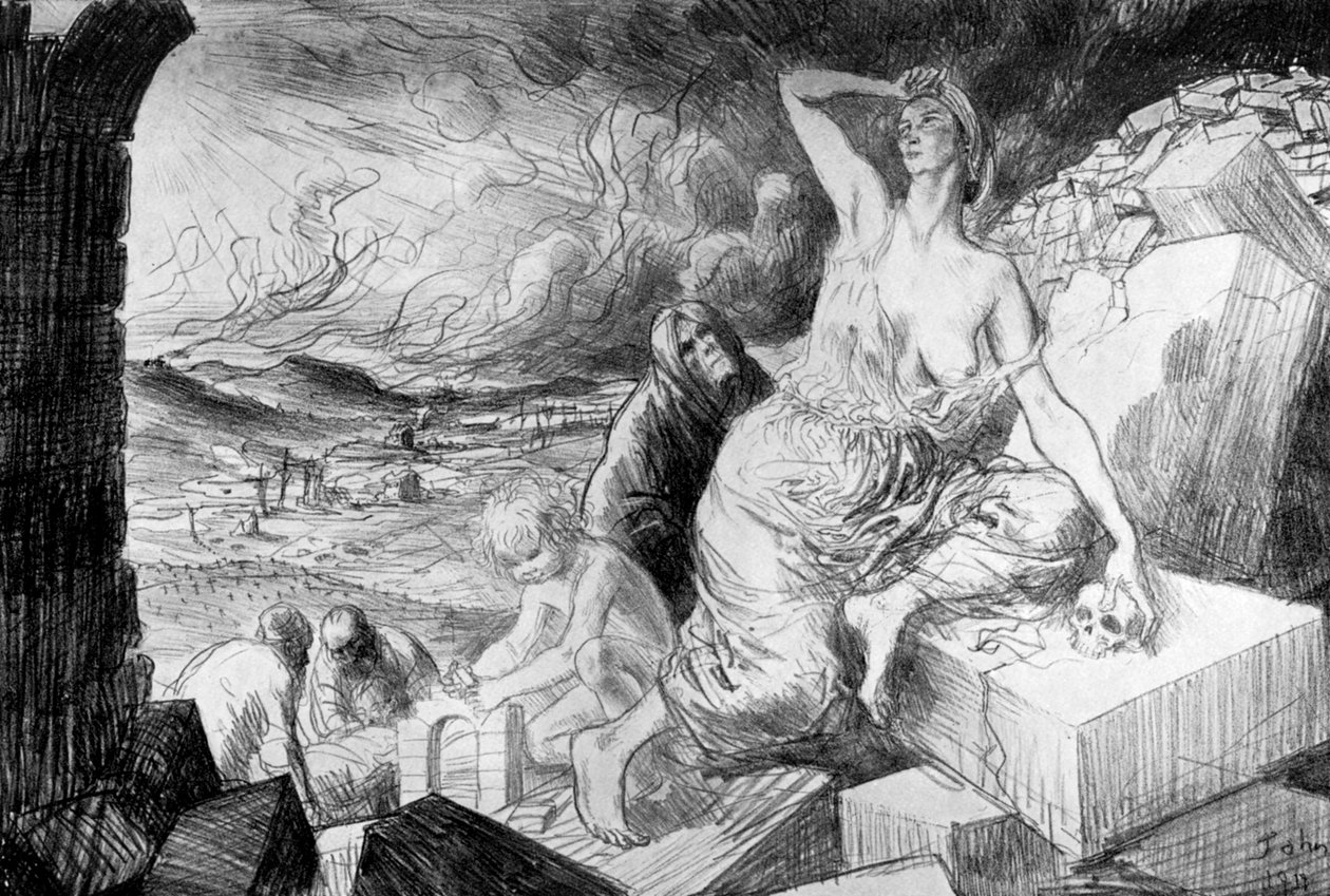 Die Morgendämmerung, 1917 von Augustus John