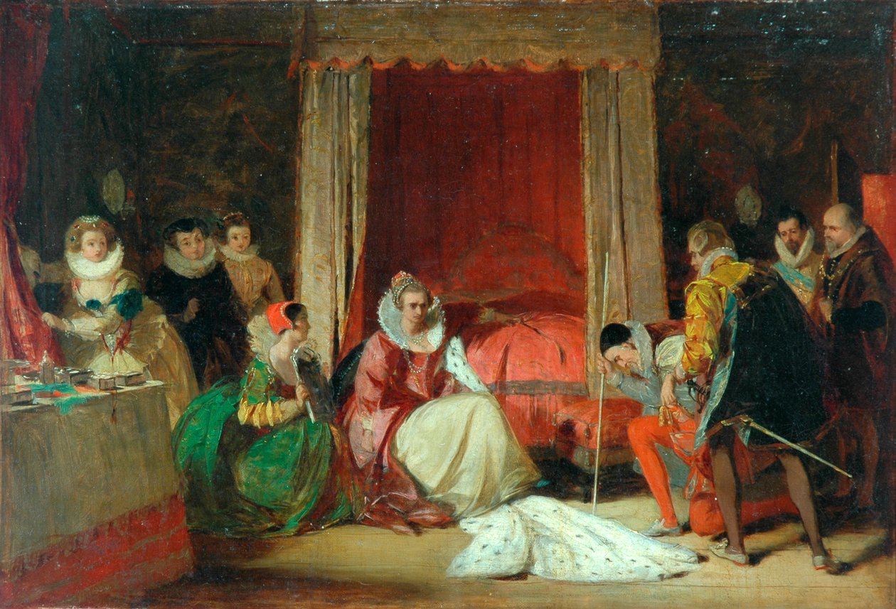 Königin Elisabeth in Wut von Augustus Leopold Egg