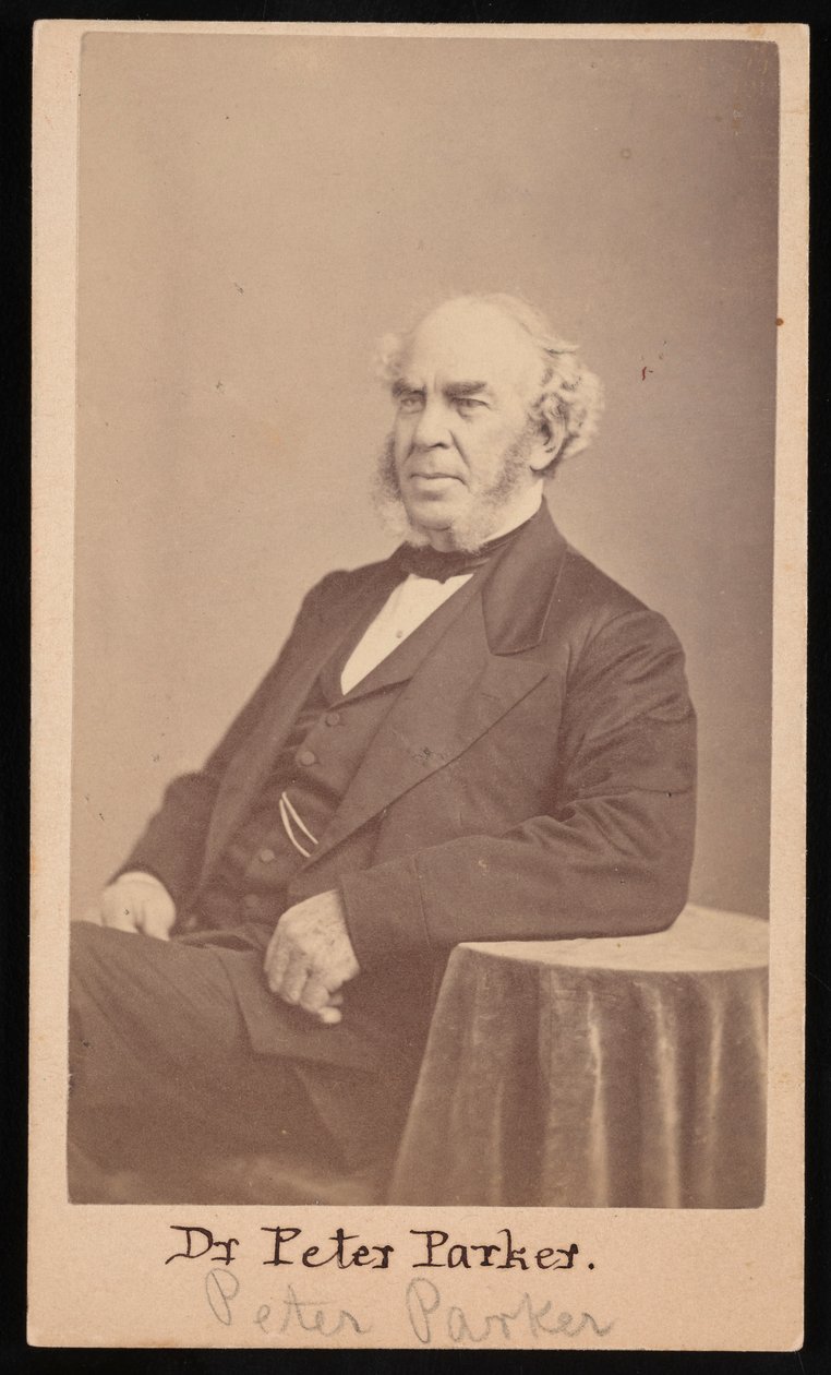 Porträt von Peter Parker 1804-1888, 1869 von Augustus Marshall