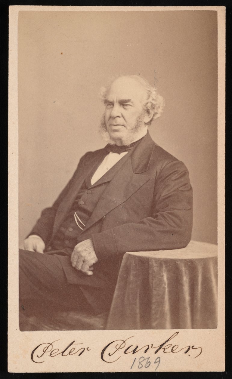 Porträt von Peter Parker 1804-1888, 1869 von Augustus Marshall