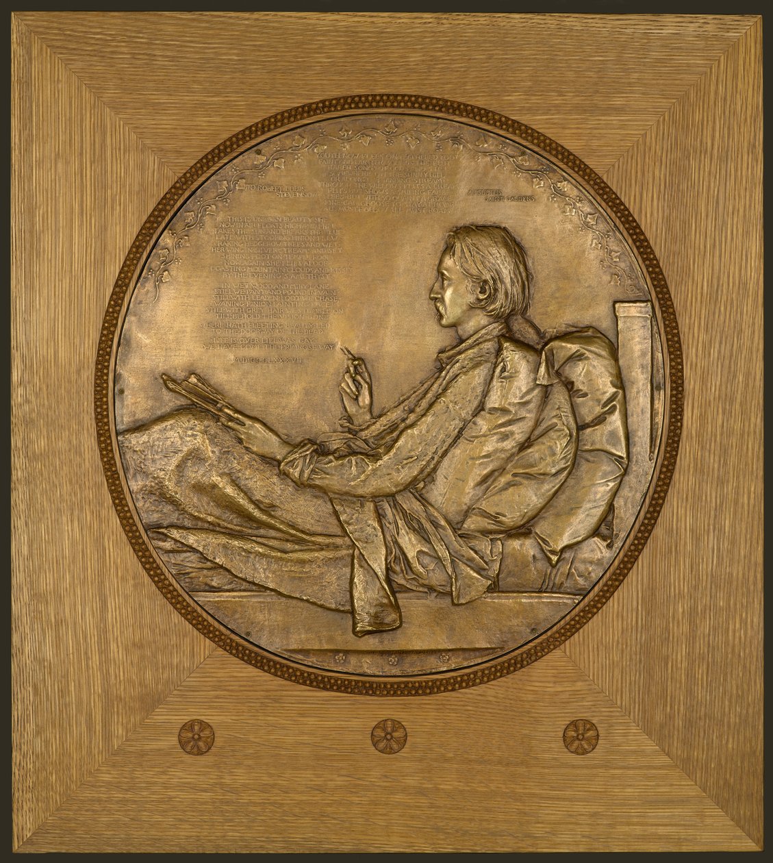 Robert Louis Stevenson von Augustus Saint Gaudens