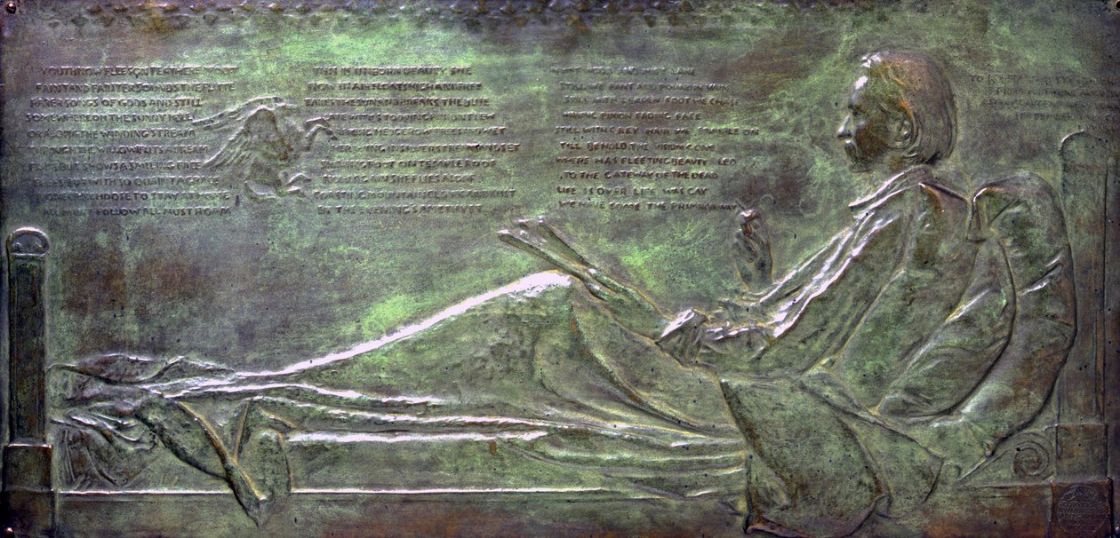 Robert Louis Stevenson von Augustus Saint Gaudens