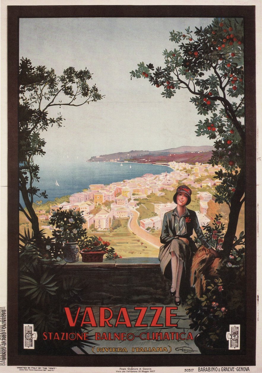 Varazze, 1927 von Aurelio Craffonara