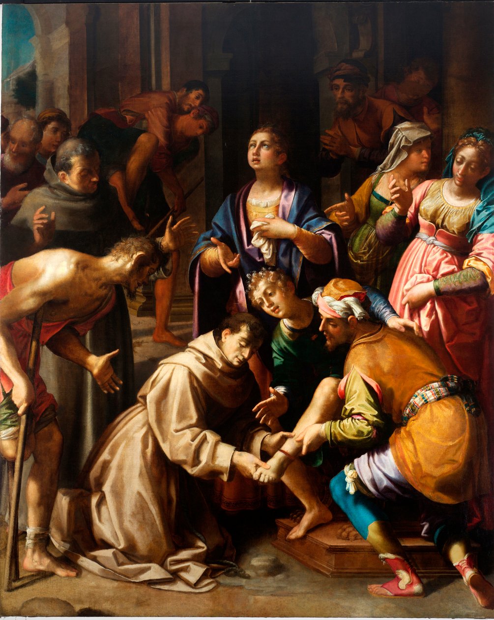 Wunder des Heiligen Antonius von Padua von Aurelio Lomi