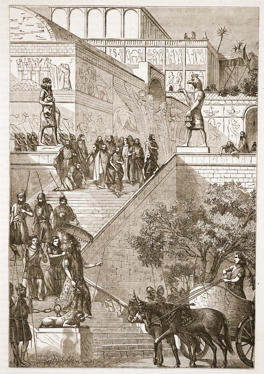 Der Palast von Kouyunjik, restauriert von Austen Henry Layard