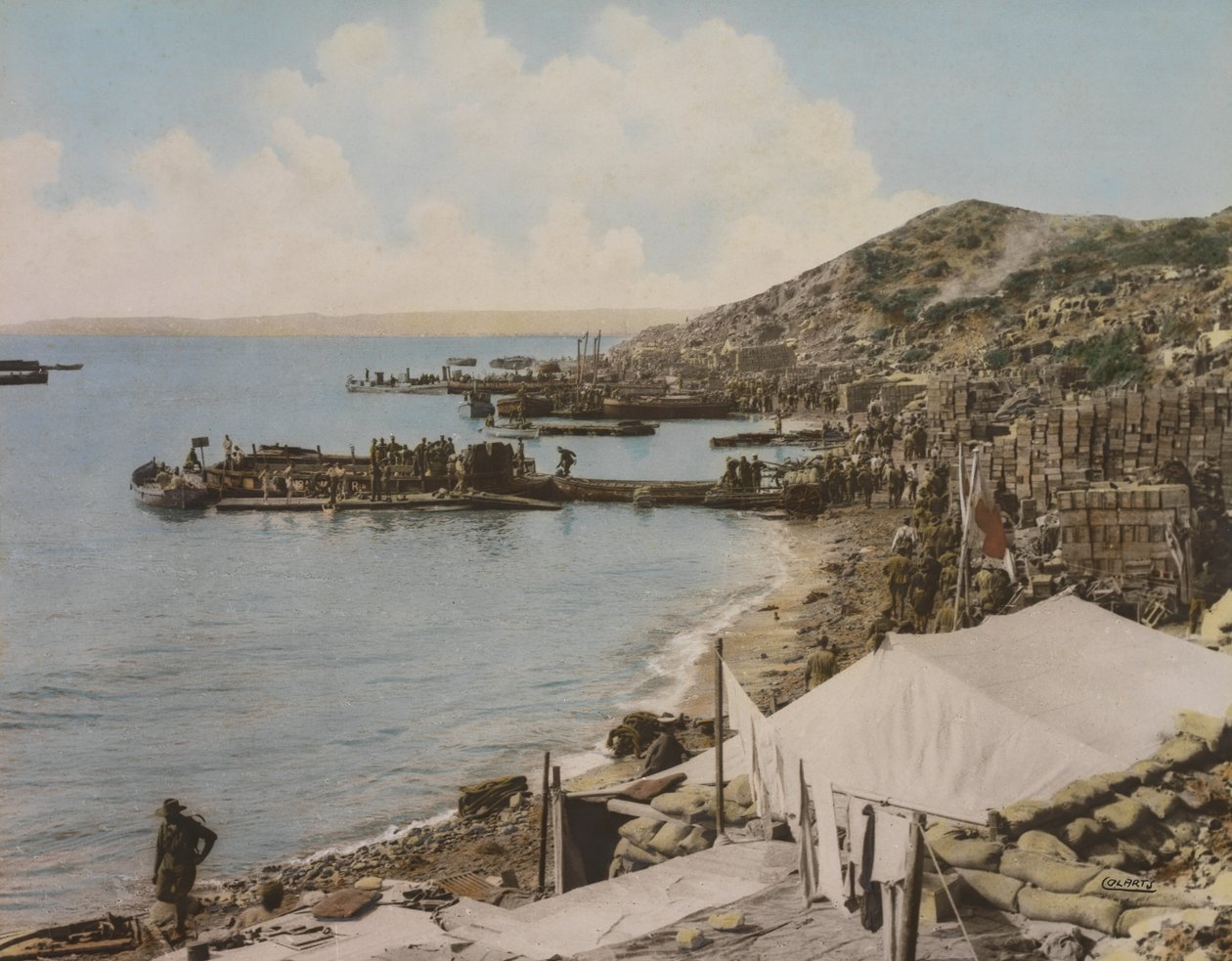 Anzac Cove, Gallipoli, Türkei, 1915 von Australian Photographer