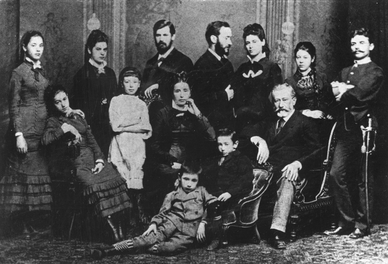 Die Familie Freud, ca. 1876 von Austrian Photographer