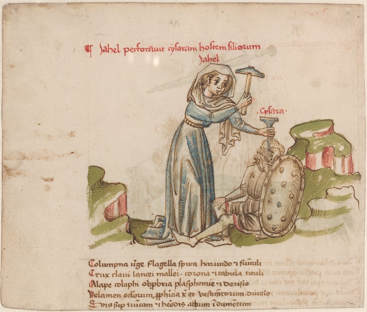 Jael tötet Sisera von Austrian 15th Century