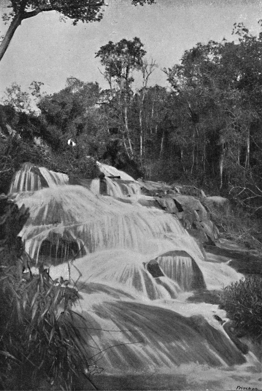 Wasserfall im Rio Dourado Lencoes, 1895 von Axel Frick