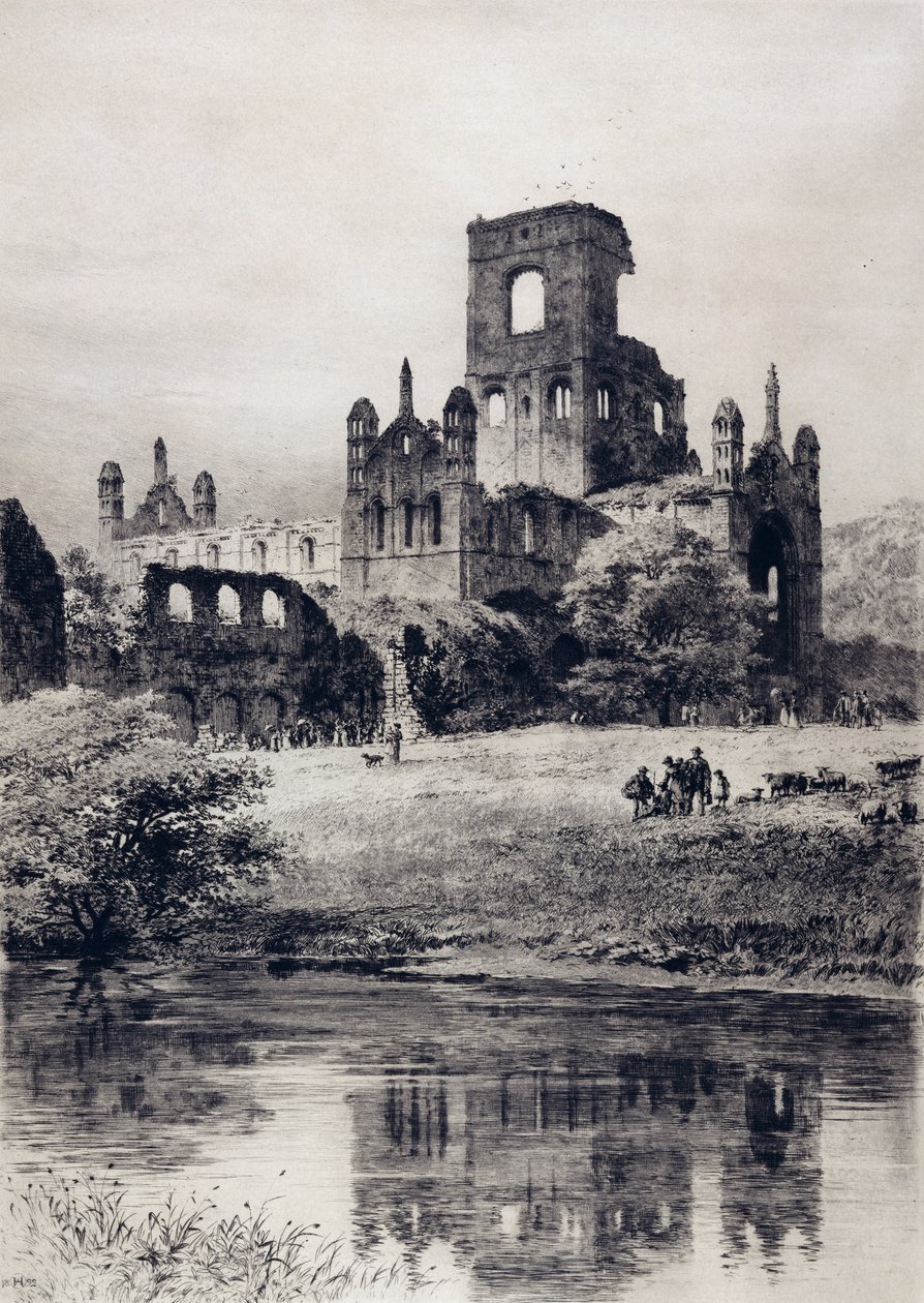 Kirkstall Abbey von Südosten von Axel Haig