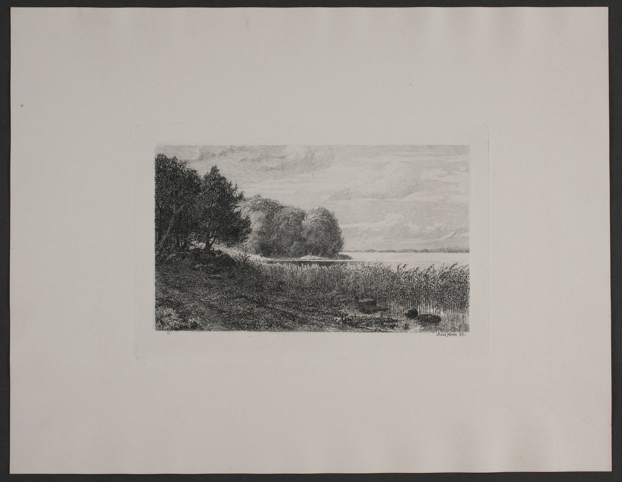 Ved Esrum sø von Axel Holm
