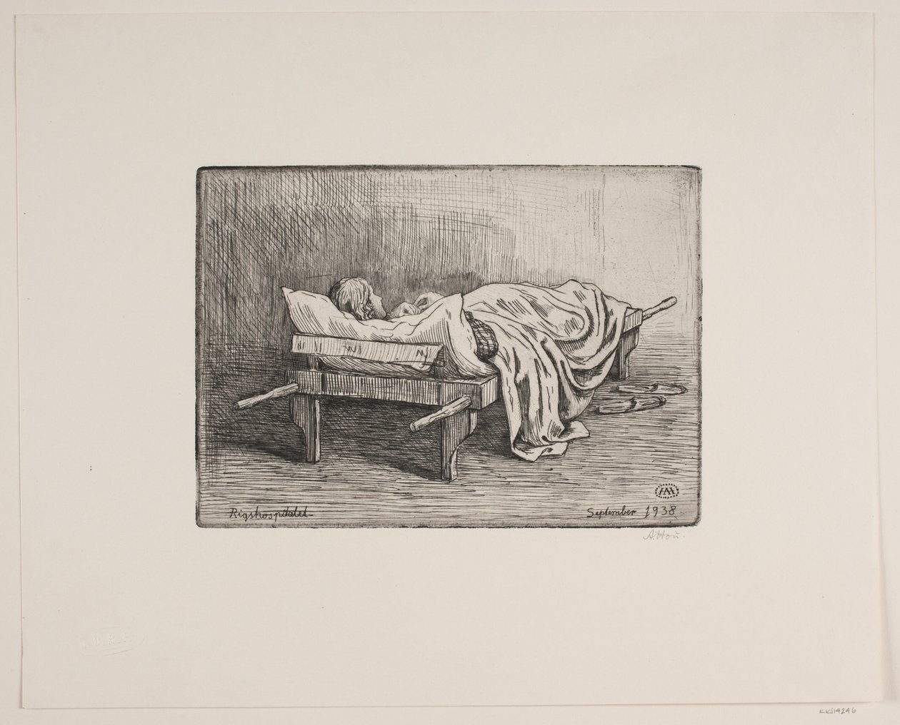 Das Mädchen auf der Bahre von Axel Hou