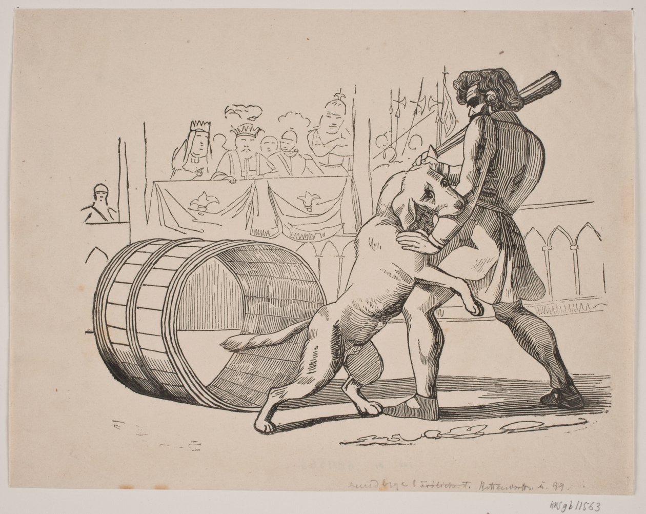 Macaires Kampf mit dem Hund von Axel Theodor Kittendorff