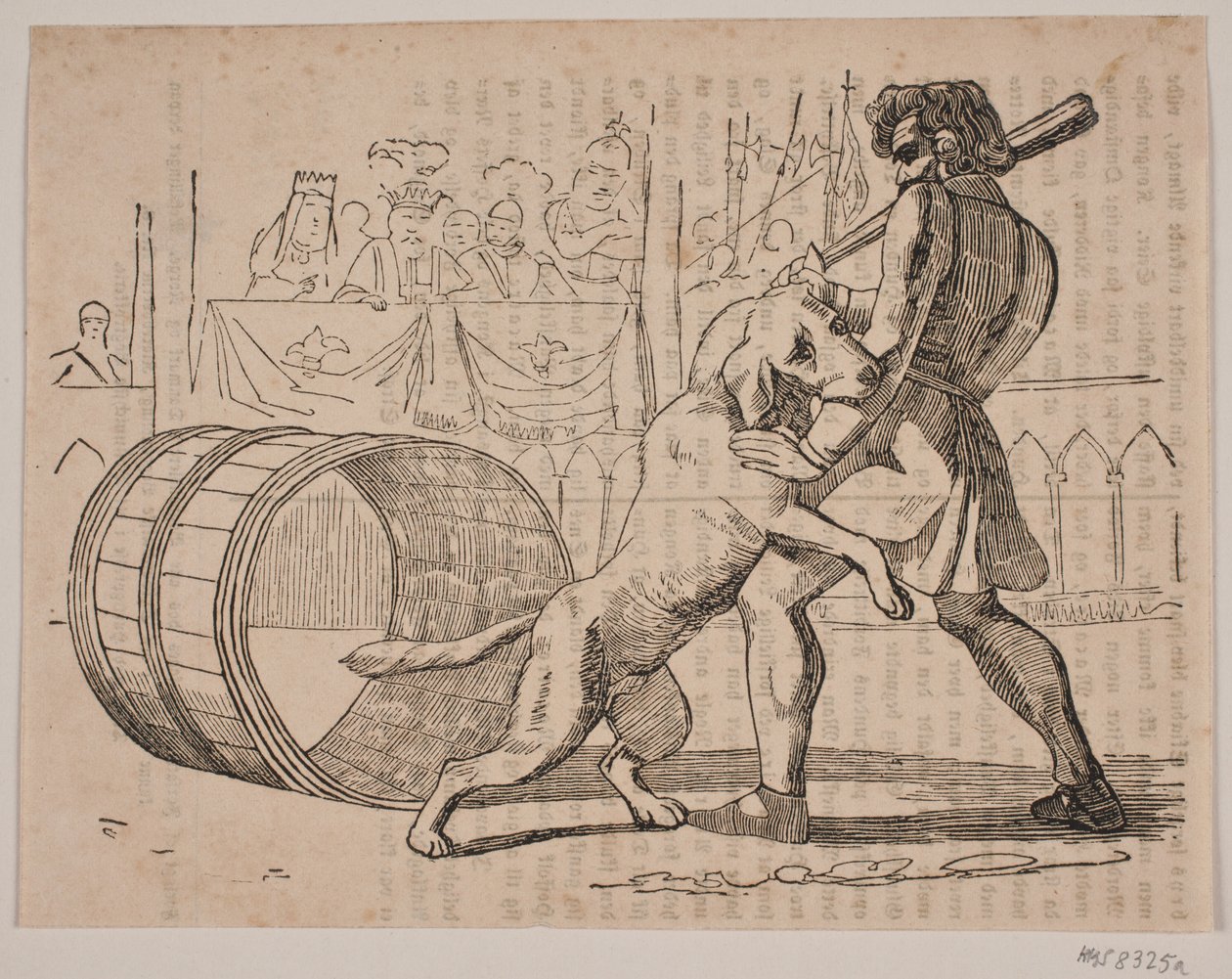 Macaires Kampf mit dem Hund von Axel Theodor Kittendorff