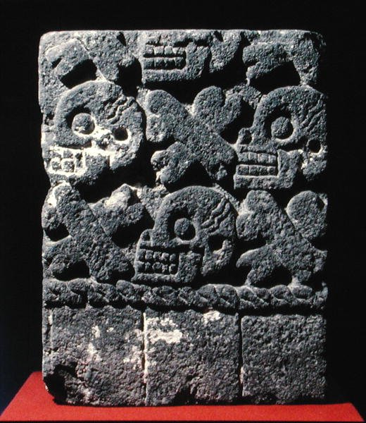Tzompantli, späte postklassische Periode (1300-1521) von Aztec Aztec