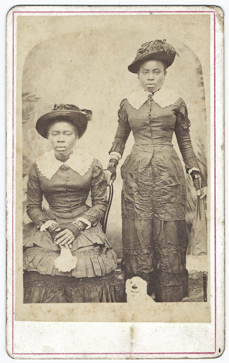 Doppelporträt, 1880er Jahre von B. J. Kuofi