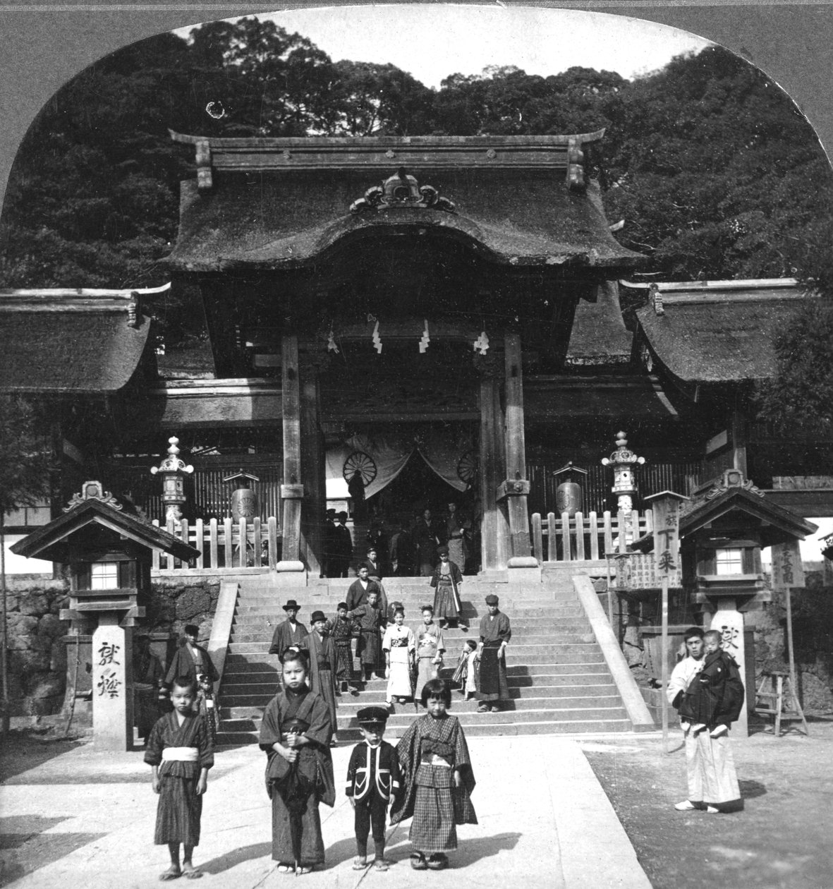 Osua-Tempel, Nagasaki, Japan von B. L. Singley