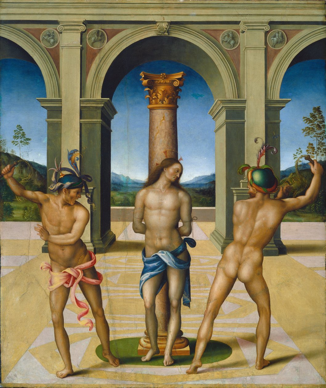 Die Geißelung Christi, ca. 1512-1515 von Bacchiacca