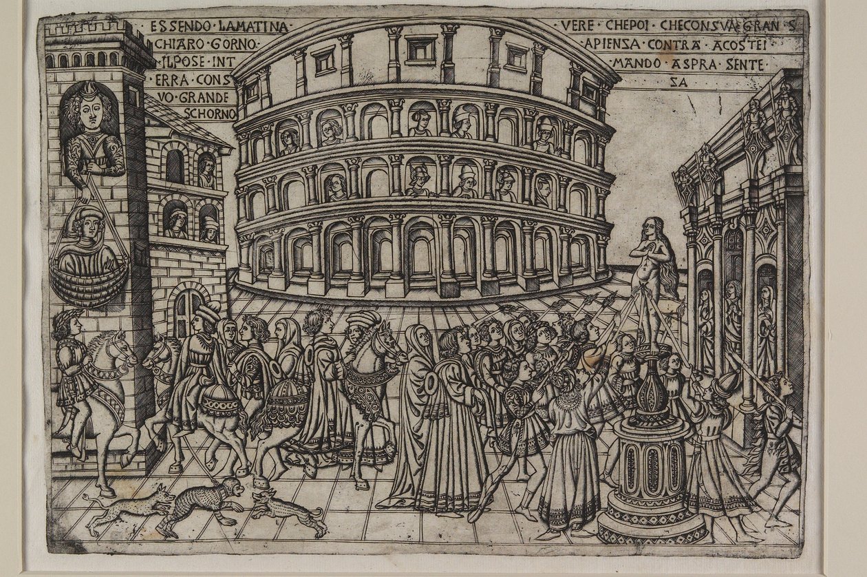 Virgil der Zauberer, ca. 1460-63 von Baccio Baldini