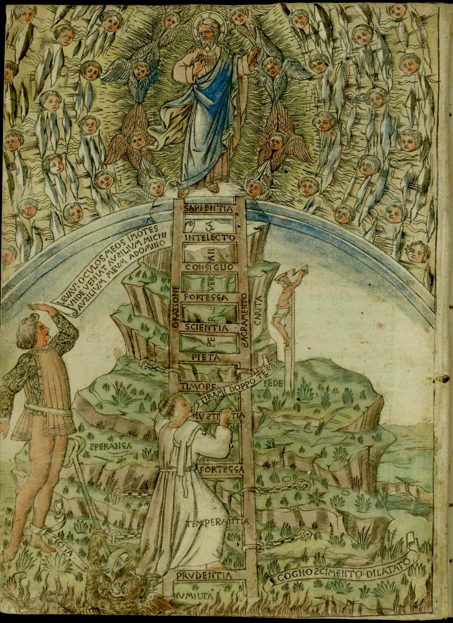 Tugendleiter 1477 von Baccio Baldini
