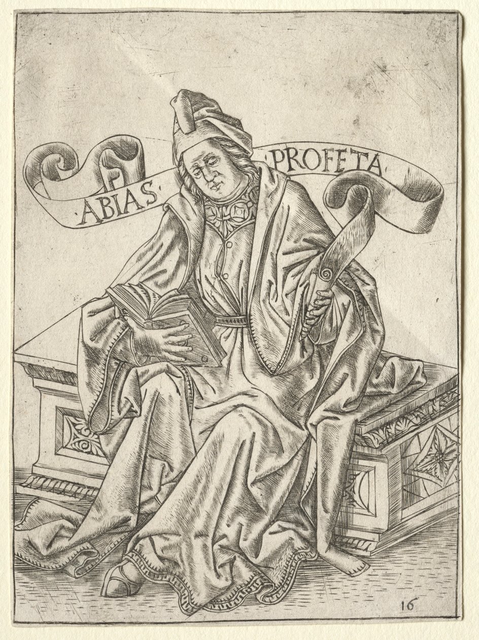 Die Propheten: Obadja, ca. 1470-1475 von Baccio Baldini